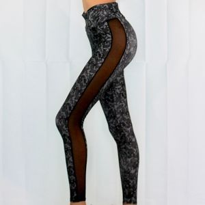 highwaist, sheer camo leggings
